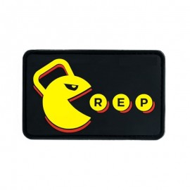 DR WOD "Eat Rep" Rubber Velcro Patch