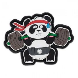 DR WOD - PVC-patch met klittenband "Back Squat Panda"