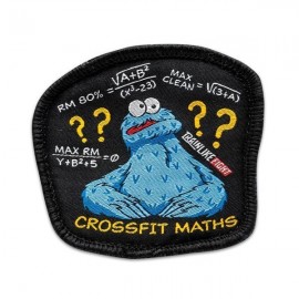 DR WOD - ’Cross Training Maths’ Rubber Velcro Patch