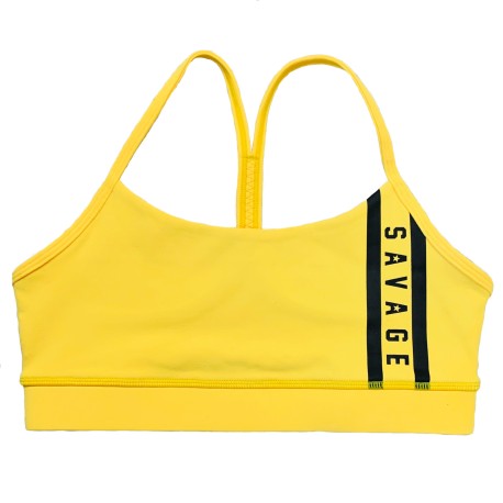 SAVAGE BARBELL - Brassière "VIPER SQUAD YELLOW"