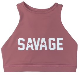 SAVAGE BARBELL - "HIGH NECK RUSTY" bra