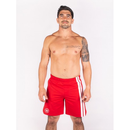 SAVAGE BARBELL - Short Homme "VIPER RED"