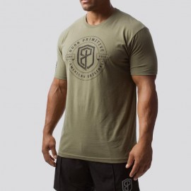 BORN PRIMITIVE - T-shirt Homme "AMERICAN ORIGINAL" Military Green