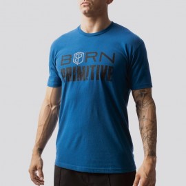 BORN PRIMITIVE - T-shirt Homme "THE BRAND TEE" Cool Blue