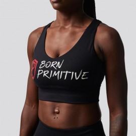 BORN PRIMITIVE - Brassière Femme "X-FACTOR" Brand Strength Black
