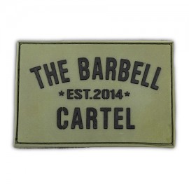 THE BARBELL CARTEL - Patch Velcro Military Green