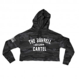 THE BARBELL CARTEL - Crop Hoodie "Camo"