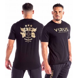 VIRUS - T-shirt Homme "BKG GUÐMUNDSSON" Noir/Or