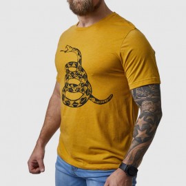 BORN PRIMITIVE - T-shirt Homme "GADSDEN FLAG TEE" Moutarde