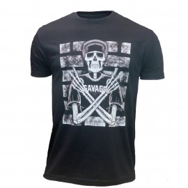 SAVAGE BARBELL - T-shirt "DEUCE'S" voor heren