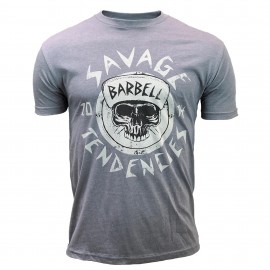 SAVAGE BARBELL - T-shirt voor heren "SAVAGE TENDENCIES" Heavy Metal