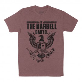 THE BARBELL CARTEL - Heren T-shirt "EAGLE" Heather Clay