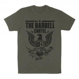 THE BARBELL CARTEL - Men's T-shirt "EAGLE" Heather Clay