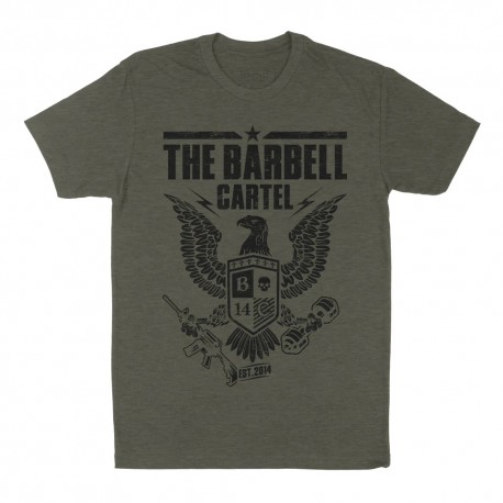 THE BARBELL CARTEL - Men's T-shirt "EAGLE" Heather Clay