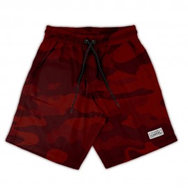 THE BARBELL CARTEL - Short Homme "FREESTYLE" Crimson Camo