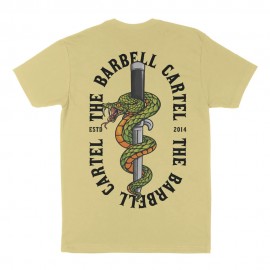 THE BARBELL CARTEL - T-shirt voor Heren "Snake Eyes" Banana