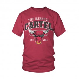 THE BARBELL CARTEL - T-shirt Homme "Windy City" Rood