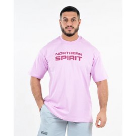 NORTHERN SPIRIT - Heren T-shirt "NS SMURF" Lavendelroos